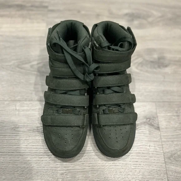 โฅ๐ก๐๐๐: Billie Eilish Air Force 1 High Top โ07 Sequoia Sneakers w Velcro Straps - Picture 10 of 13